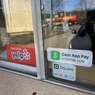 They accept cash app pay