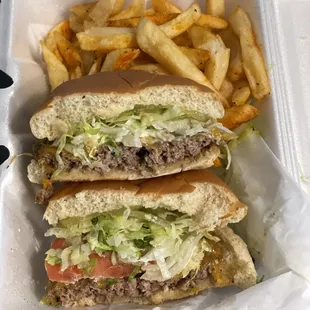 Derita DBG Burgers Combo with Fries