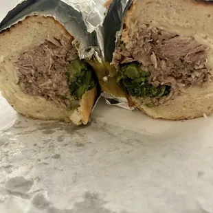 Roast Pork Hoagies