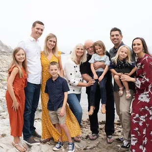 Extended family photography, Montana de Oro