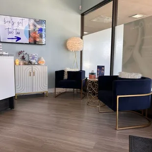 The front lobby