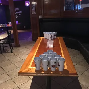 Pong tables