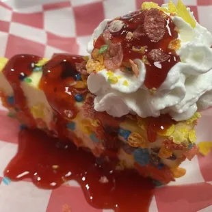 Fruity Pebble Cheesecake