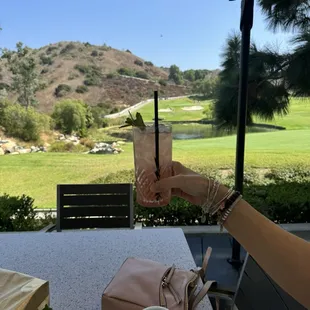 Strawberry cucumber lime margarita.