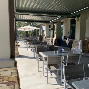 Another view of the patio. There is nice indoor seating, too.