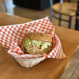 Swiss Mushroom Burger