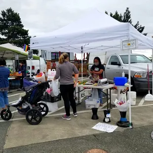 One of the flower vendors who came from Snohomish - June 27, 2020.