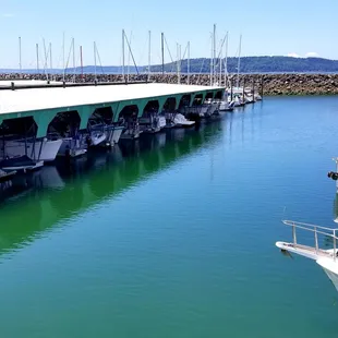 View of the marina from the Farmer&apos;s Market