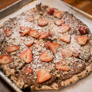 nutella dessert pizza, 6-10-2023