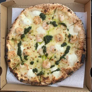 NAP SHRIMP PESTO PIZZA