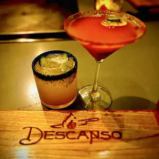 Chamoy martini and the el jefe