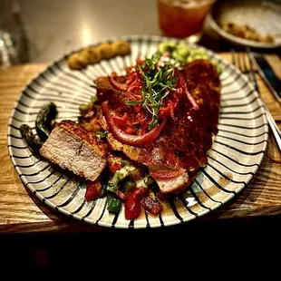 Pork loin comes with queso frito