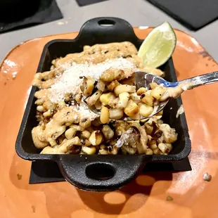 Elote appetizer