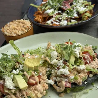 Salmon Avocado Tostadas