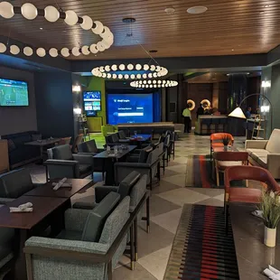 Seating and lounge area.