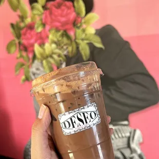 Iced abuelita mocha, so good!!!