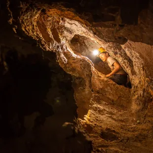 Bless the young people being able to move around in small spaces.  Taken in the Vault Room.