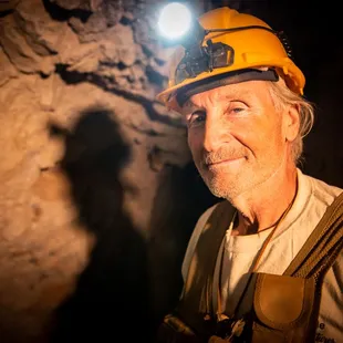 400' underground in a silver mine