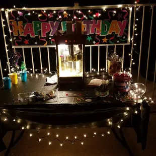 Popcorn Maker Included With Full Service