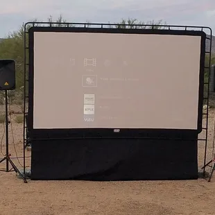 12 Foot Screen Stand Alone