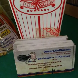 Their cute business cards!