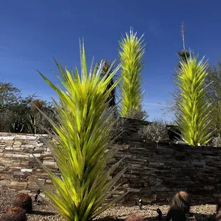 Gorgeous glass plant sculpture