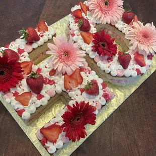 Number 50 birthday cake