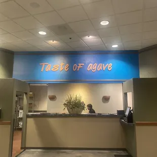 Taste of Agave sign