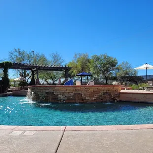 The pool is gorgeous!