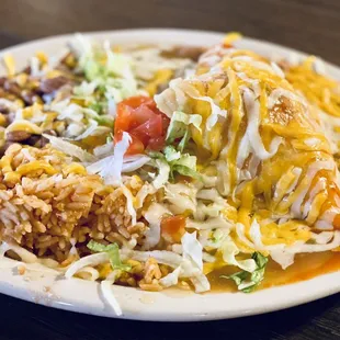 Stuffed Sopaipilla Plate w/Chicken