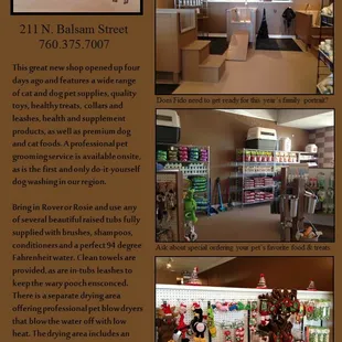This was the post I placed on the China Lake Spouses Facebook page in December. We were really impressed with this new store!