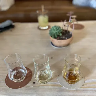 Tasting flight