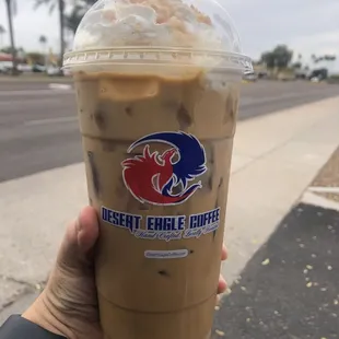 Toffee drink. Was a special and it was tasty