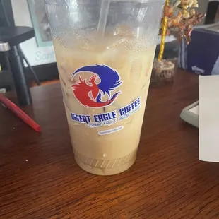 White sands iced coffee