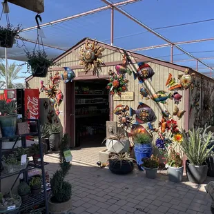 This building has vegetable seeds and plant food, etc.