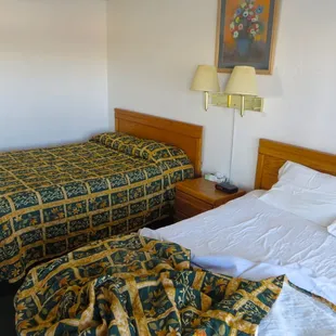 We chose the 2 queen bed room for $65.