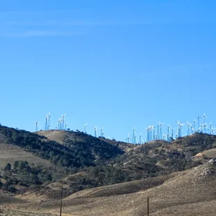 Largest wind farm in the world right in town.