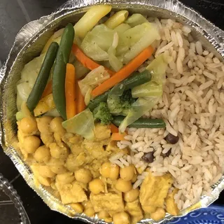 Curry Chickpeas & Tofu