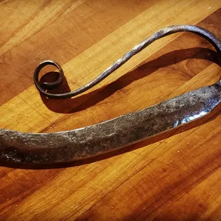 Mezzaluna made in Blacksmithing 101