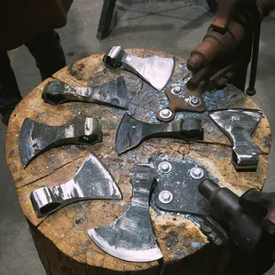 Viking axe heads after the class