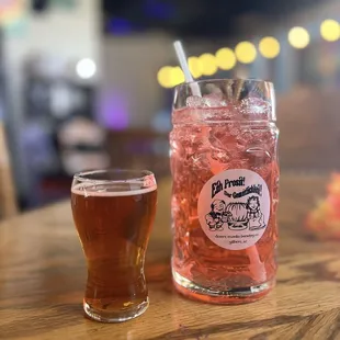 Desert Monks Brewing Empire Strikes Bitter (5oz) and Strawberry Soda