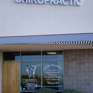 Front of Desert Mountain Spinal Care Shea