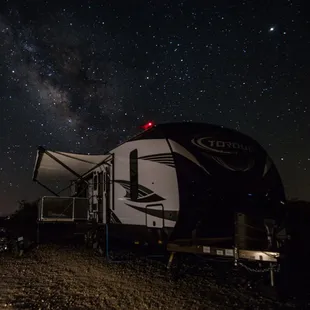 Stargazing at the Desert Oasis Campground