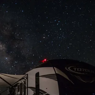 Stargazing at the Desert Oasis Campground
