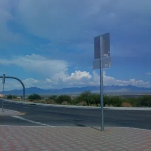 View across the street--this is why they call it desert sky!