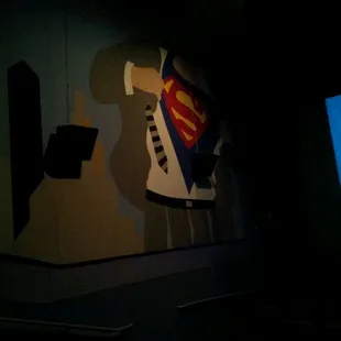 Superman mural!