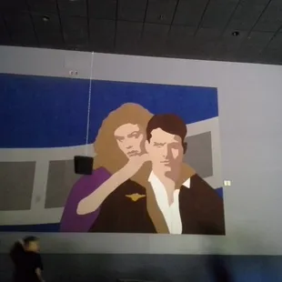 a top gun mural. awesome!