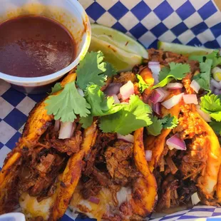 4 birria tacos for $10