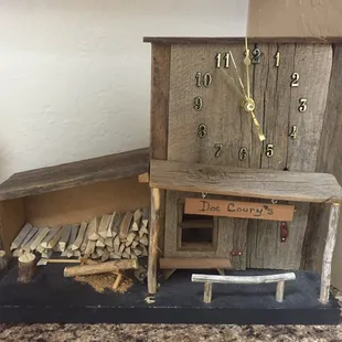 Decorations while I listen to country and wait.