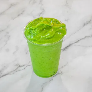 Delicious Protein Shake , Green Machine.